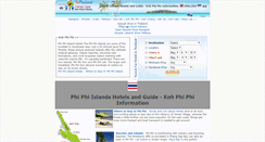 Desktop Screenshot of phiphi.tothailandhotel.com